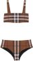 Burberry Geruite bikini Bruin - Thumbnail 1