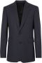 Burberry Classic Fit Pinstripe Wool Tailored Jacket Blauw - Thumbnail 1