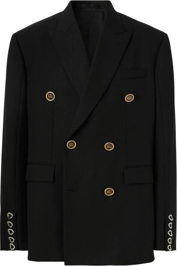 Burberry Colbert met dubbele rij knopen Zwart