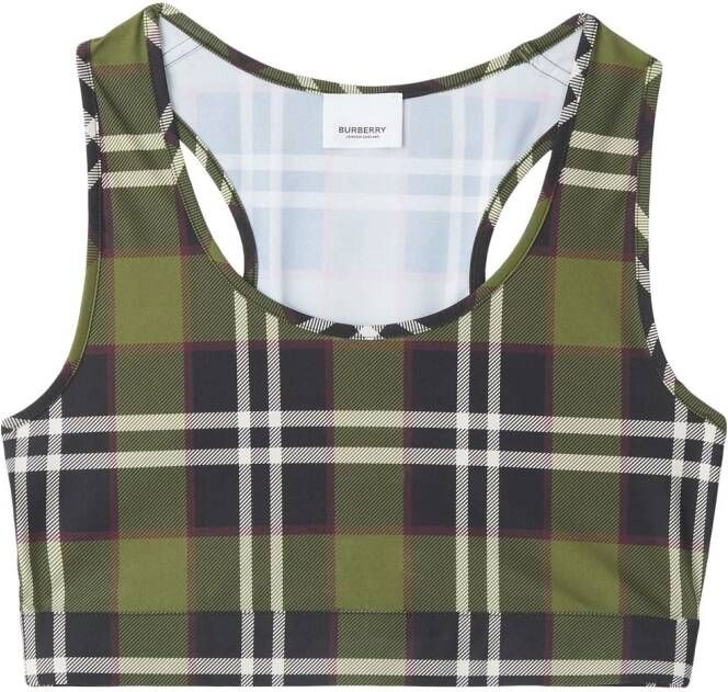 Burberry Cropped top Groen Kledingwinkel