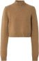 Burberry Cropped trui Beige - Thumbnail 1