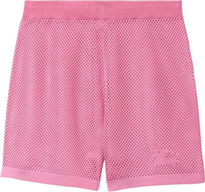 Burberry Shorts met mesh Roze