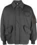 Burberry Bomberjack met geborduurd logo Grijs - Thumbnail 1