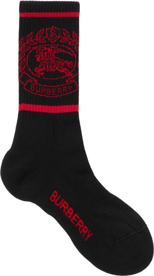 Burberry Sokken met patroon Zwart