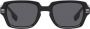 Burberry Eyewear BE4349 zonnebril met rechthoekig montuur Zwart - Thumbnail 1