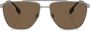 Burberry Eyewear Zonnebril met piloten montuur Zilver - Thumbnail 1