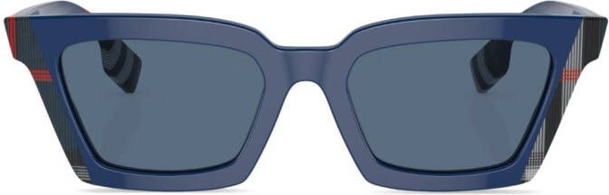 Burberry Eyewear Briar geruite zonnebril Blauw