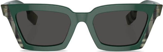 Burberry Eyewear Briar zonnebril met ruiten Groen