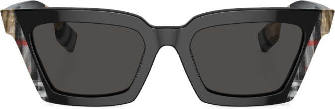 Burberry Eyewear Briar geruite zonnebril Zwart