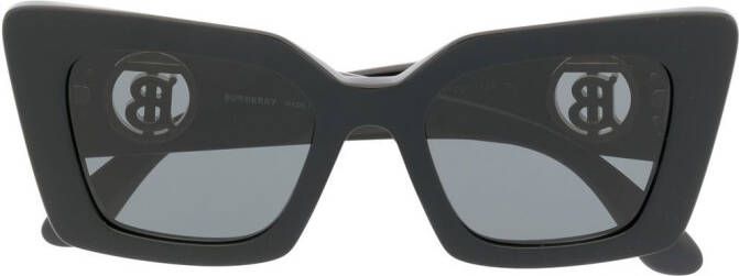 Burberry Eyewear Daisey TB zonnebril met monogram Zwart