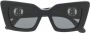 Burberry Eyewear Daisey TB zonnebril met monogram Zwart - Thumbnail 1