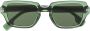Burberry Eyewear Eldon zonnebril met vierkant montuur Groen - Thumbnail 1