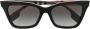 Burberry Eyewear Elsa zonnebril met Vintage check Zwart - Thumbnail 1