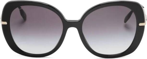 Burberry Eyewear Eugenie zonnebril met streep Zwart