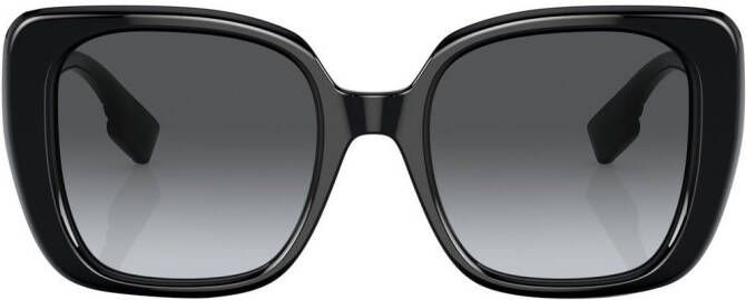Burberry Eyewear Zonnebril met oversized montuur Zwart