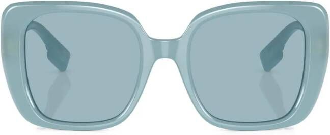Burberry Eyewear Helena zonnebril met vierkant montuur Blauw