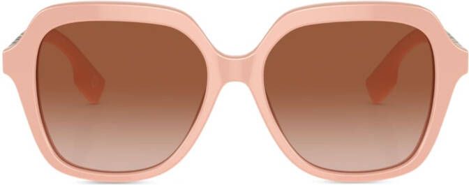 Burberry Eyewear Joni zonnebril met logo Roze