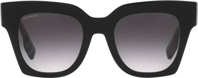 Burberry Eyewear Kitty zonnebril met vierkant montuur Zwart
