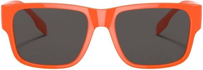 Burberry Eyewear Knight zonnebril met vierkant montuur Oranje