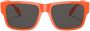 Burberry Eyewear Knight zonnebril met vierkant montuur Oranje - Thumbnail 1