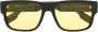 Burberry Eyewear Knight zonnebril met vierkant montuur Zwart - Thumbnail 1