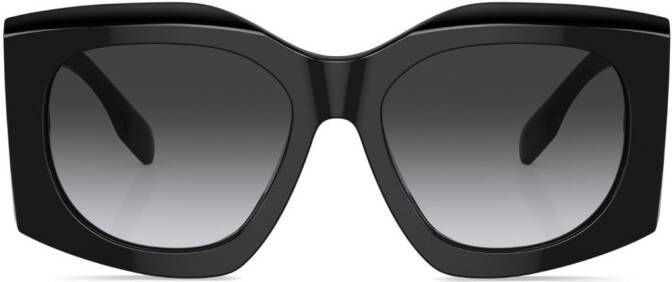 Burberry Eyewear Madeline zonnebril met geometrisch montuur Zwart