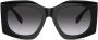 Burberry Eyewear Madeline zonnebril met geometrisch montuur Zwart - Thumbnail 1