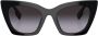 Burberry Eyewear Zonnebril met cat-eye montuur Zwart - Thumbnail 1