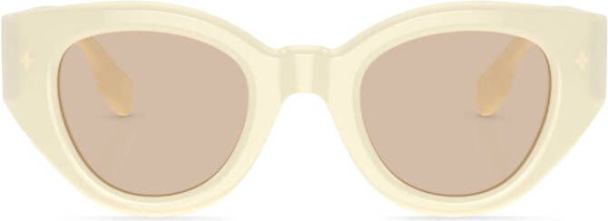 Burberry Eyewear Meadow zonnebril met getinte glazen Wit