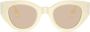 Burberry Eyewear Meadow zonnebril met getinte glazen Wit - Thumbnail 1
