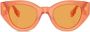 Burberry Eyewear Meadow zonnebril met getinte glazen Oranje - Thumbnail 1