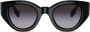 Burberry Eyewear Meadow zonnebril met getinte glazen Zwart - Thumbnail 1