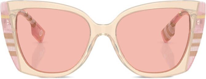 Burberry Eyewear Meryl zonnebril met cat-eye montuur Roze