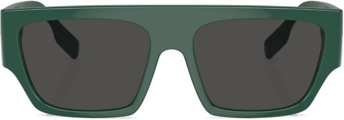 Burberry Eyewear Micah zonnebril met vierkant montuur Groen