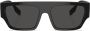Burberry Eyewear Micah zonnebril met vierkant montuur Zwart - Thumbnail 1
