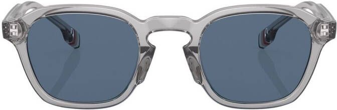 Burberry Eyewear Percy zonnebril met doorzichtig montuur Grijs