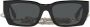 Burberry Eyewear Poppy zonnebril met rechthoekig montuur Zwart - Thumbnail 1