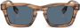 Burberry Eyewear Zonnebril met rechthoekig montuur Bruin - Thumbnail 1