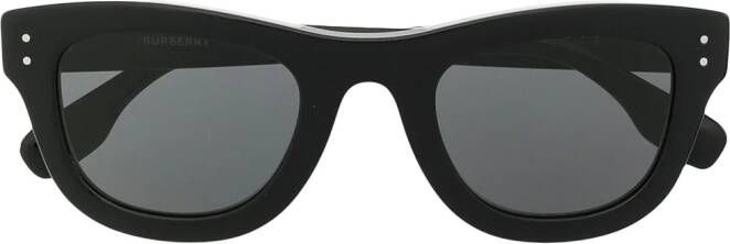 Burberry Eyewear Sidney zonnebril met oversized montuur Zwart