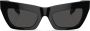 Burberry Eyewear Zonnebril met cat-eye montuur Zwart - Thumbnail 1
