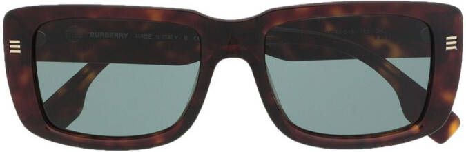 Burberry Eyewear Zonnebril met vierkant montuur Bruin