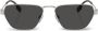 Burberry Eyewear Zonnebril met vierkant montuur Zilver - Thumbnail 1