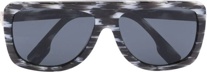 Burberry Eyewear Zonnebril met abstract patroon Zwart