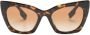 Burberry Eyewear Zonnebril met cat-eye montuur Bruin - Thumbnail 1