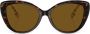 Burberry Eyewear Zonnebril met cat-eye montuur Bruin - Thumbnail 1