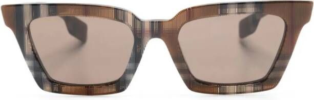 Burberry Eyewear Zonnebril met kettingdetail Bruin