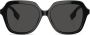 Burberry Eyewear Zonnebril met oversized montuur Zwart - Thumbnail 1