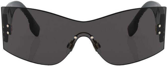 Burberry Eyewear Zonnebril met randloos montuur Zwart
