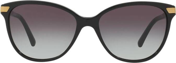Burberry Eyewear Zonnebril met rond montuur Zwart