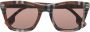 Burberry Eyewear Zonnebril met vierkant montuur Bruin - Thumbnail 1